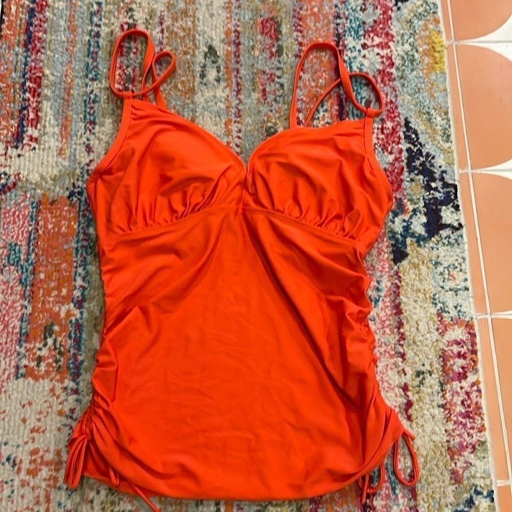 Athleta Side Scrunch Tankini